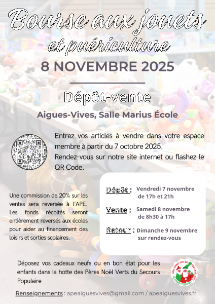Bourse aux jouets 2025